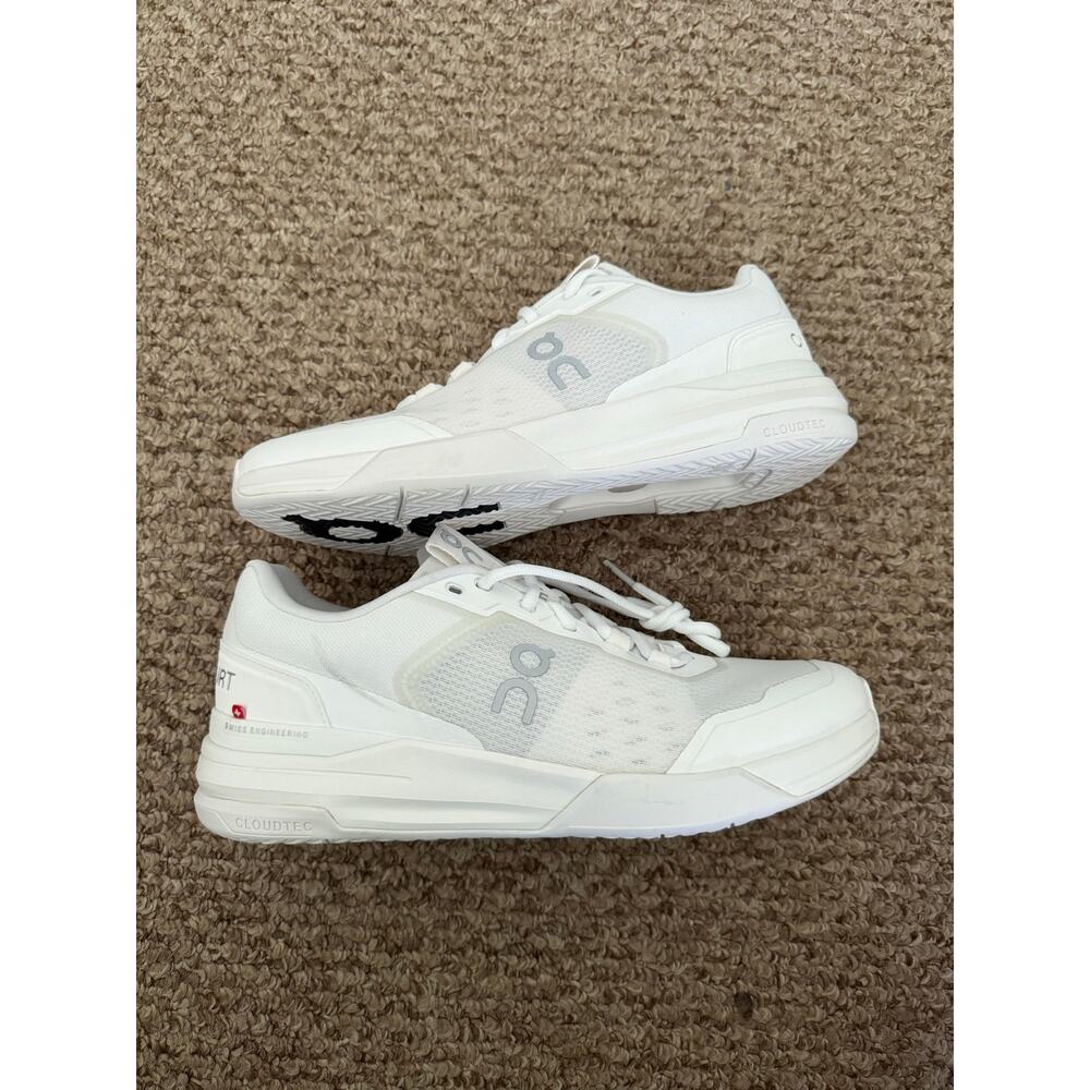 NEW IN BOX On Cloud ON White/White Size 9.5 The Roger Advance Pro Tennis Shoe - Picture 5 of 10